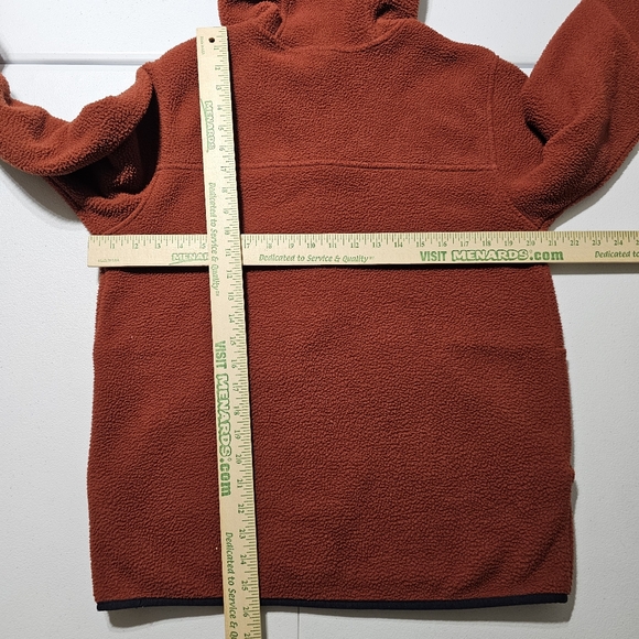 The North Face Carbondale 1/4 Snap Pullover Fleece Hoodie Mens Small Jacket TNF - Picture 7 of 10